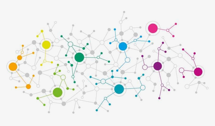 Connecting The Dots Is A Great Children's Game, Where - Network Abstract, transparent png #4133076