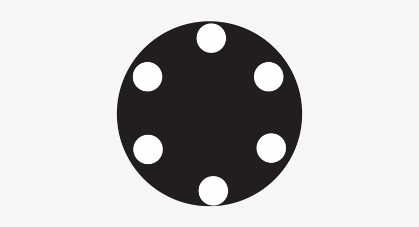 6 Circle Dots Gobo - Acura Tl 2008 Upper Transmission Mount, transparent png #4133274