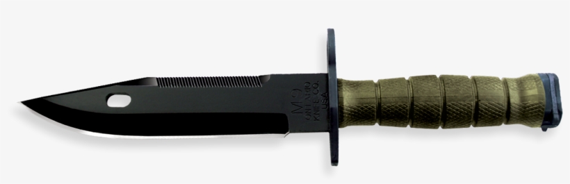 Ontario M9-bayonet With Scabbard, Green, transparent png #4133484