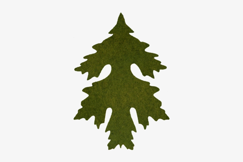 Williamsburg Oak Leaves - Christmas Tree, transparent png #4133552
