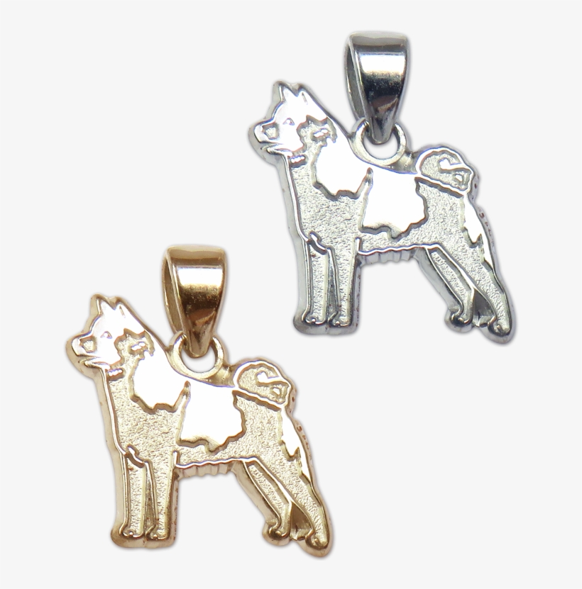 Akita Charm Or Pendant In Sterling Silver Or 14k Gold - Welsh Terrier, transparent png #4134021