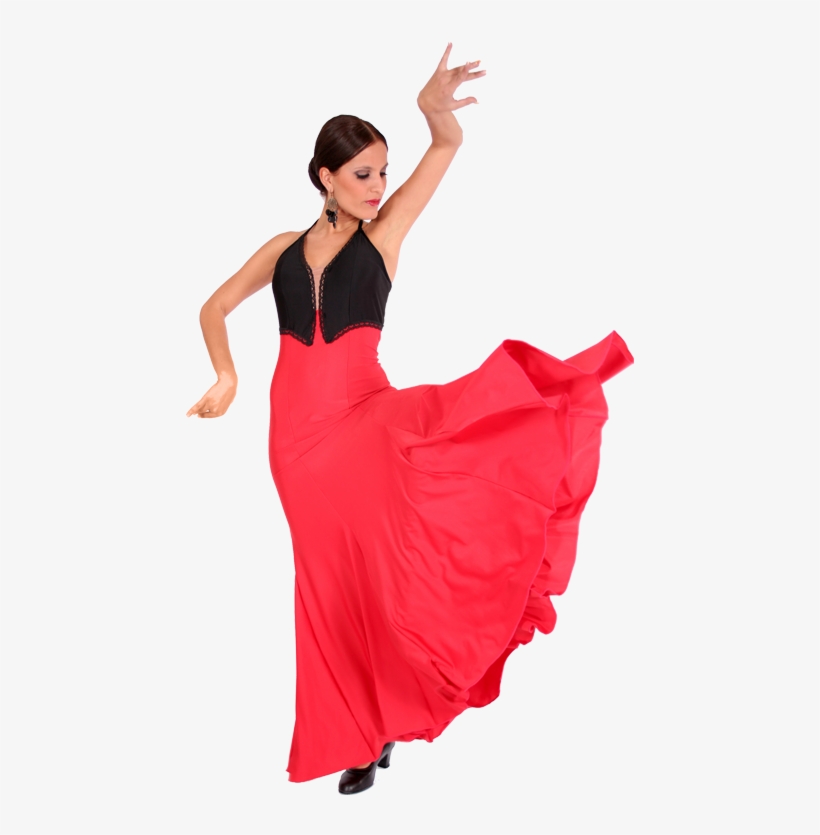 Vestido Flamenco Fl4020lc2 - Vestido Flamenca De Ensayo, transparent png #4134637
