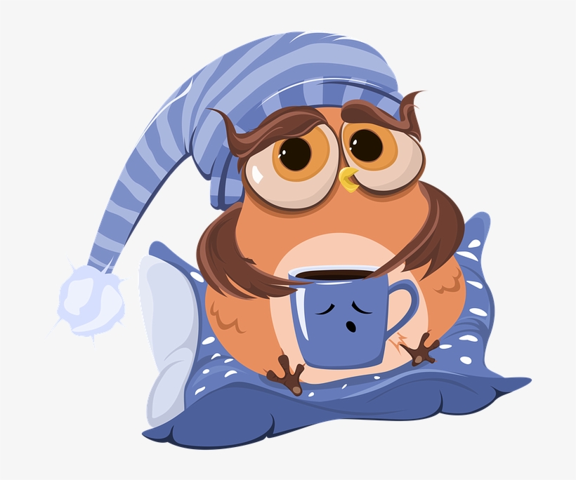 Coffee, Cup, Owl, Coffee Cup, Morning, Cartoon - Cartoon, transparent png #4134763