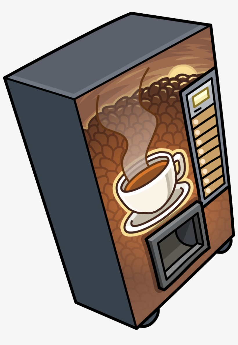 Coffee Machine Everyday Phoning Facility 2013 - Coffee Club Penguin, transparent png #4134789