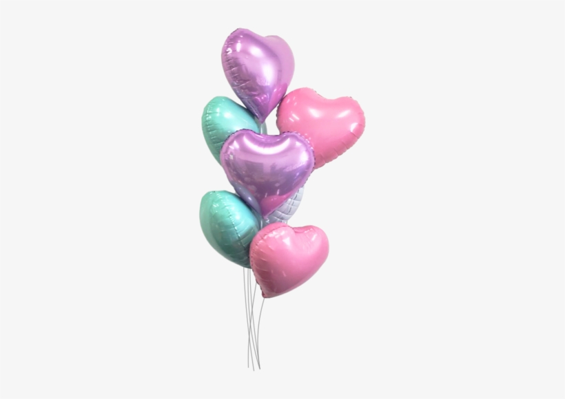 Bundle Of Pastel Hearts - Pastel, transparent png #4135385