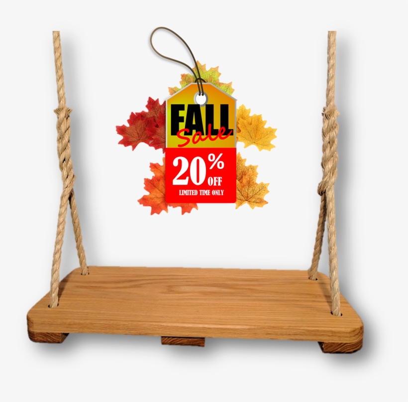 Classic Oak Wood Tree Swing/can Personalize Swing - Wood, transparent png #4135539