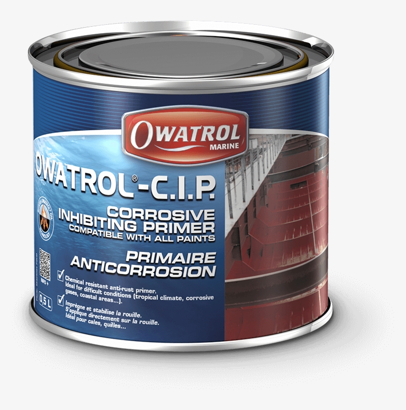 Owatrol Cip Rust-inhibiting Primer - Marine Anti Corrosion Paint, transparent png #4135672