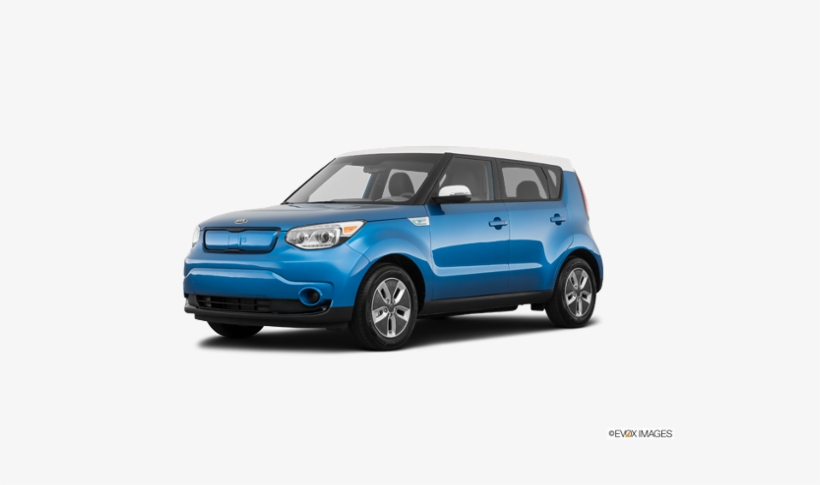 2019 Kia Soul Ev In Caribbean Blue W/clear White Roof - Kia Soul Ev 2018, transparent png #4135767