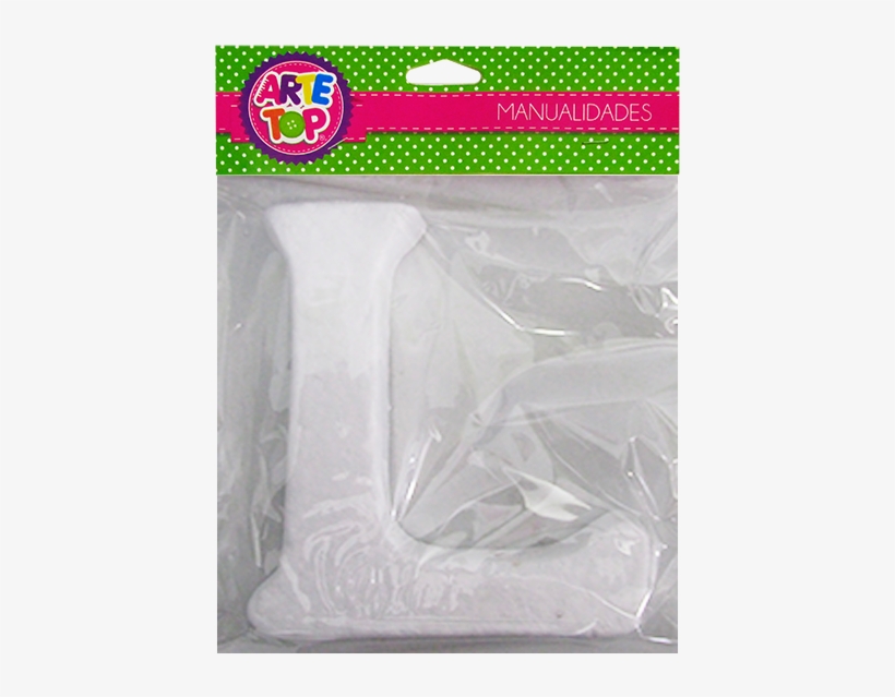 Letra L Plumavit Arte Top - Plastic, transparent png #4136295