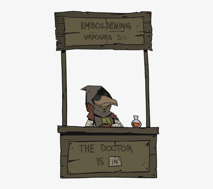 Post - Plague Doctor Darkest Dungeon Afflicted, transparent png #4136543