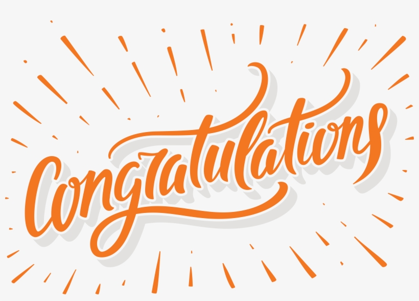 We Would Like To Congratulate Banner Employees, Bryan - Hand Lettering Congratulations, transparent png #4136925