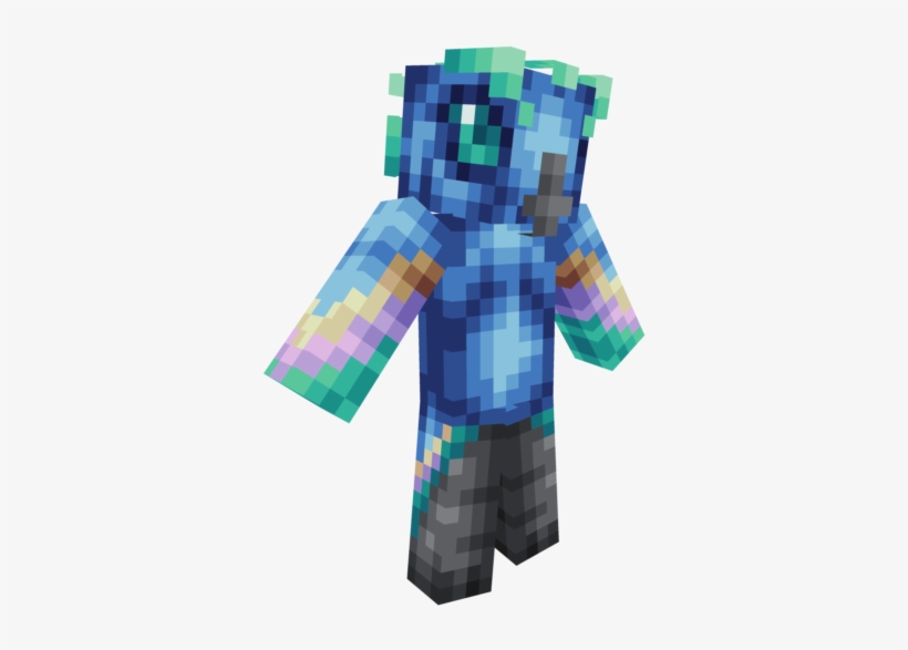 Creature Claimed The Phoenix Could Only Be Seen While - Blue Phoenix Minecraft Skin, transparent png #4137198
