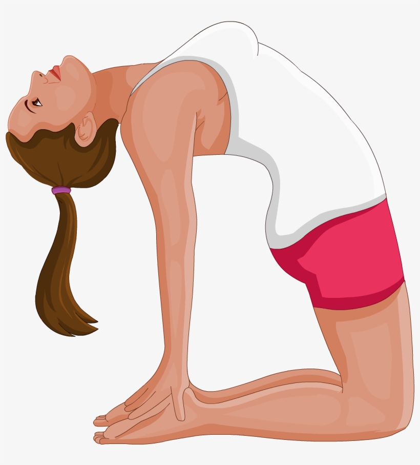 Camel Pose - Camel Pose Png, transparent png #4137430