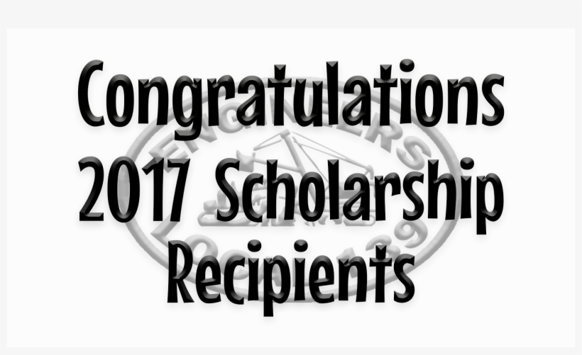 2017 Scholarship Winners Announced - International Union Of Operating Engineers, transparent png #4137793