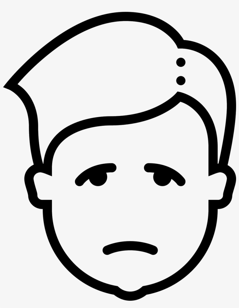 Visage Triste Icon Png Persona Mareada Free Transparent