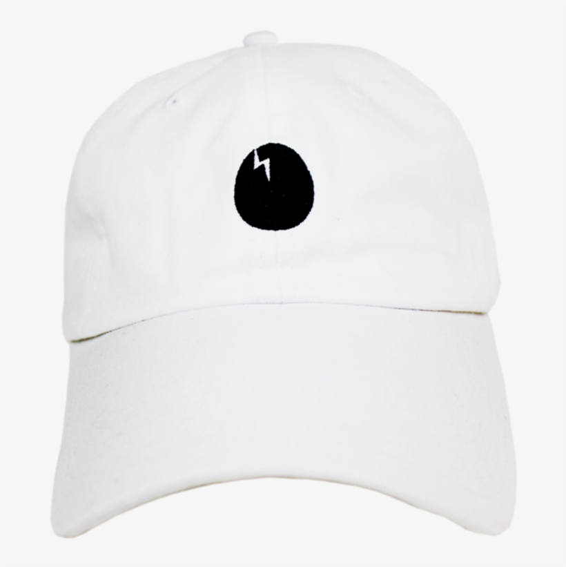 White Egg Dad Hat - Baseball Cap, transparent png #4139122