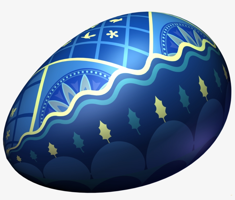 Christian Easter Png Download - Blue Easter Eggs Png, transparent png #4139653
