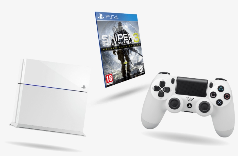 Console, Game & Controller - Sony Playstation Dualshock 4 Control Pad - Glacier, transparent png #4139826