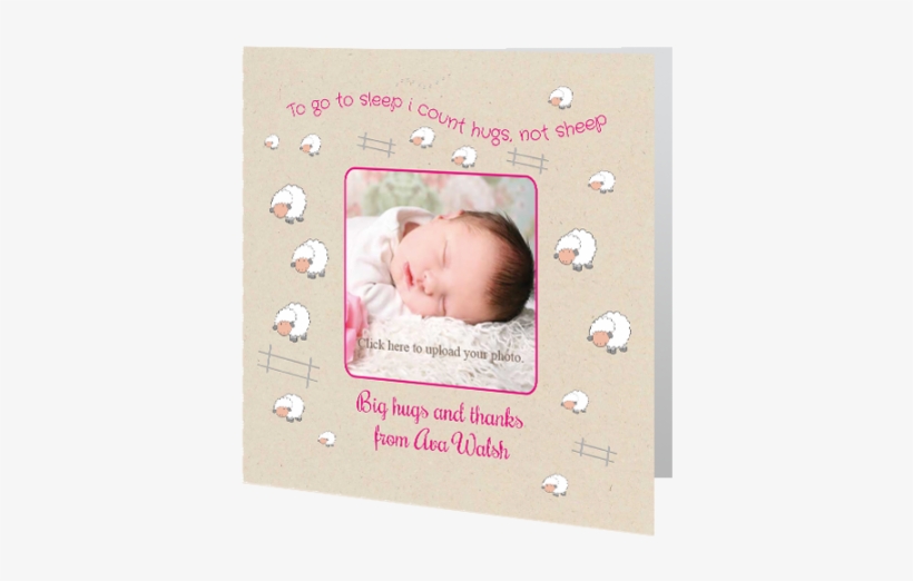 Babycard I Count Sheep Girl - Small Portable Fan,wild Wolf Led Light Portable Table, transparent png #4139856