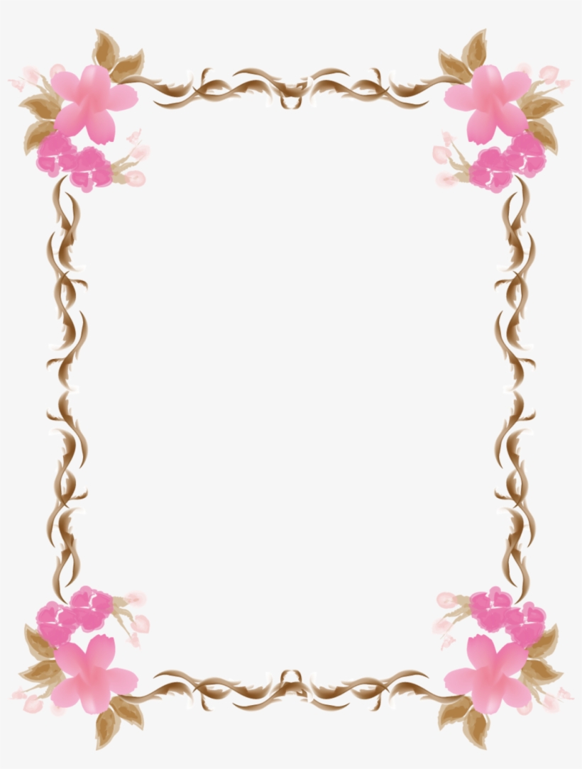 Report Abuse - Flower Border Design Landscape, transparent png #4140830