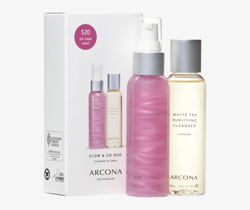 Glow & Go Duo - Arcona Glow And Go Duo, transparent png #4141290
