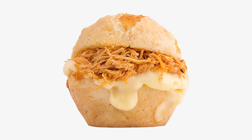 Pão De Queijo Recheado - Pao De Queijo Recheado De Frango, transparent png #4141485