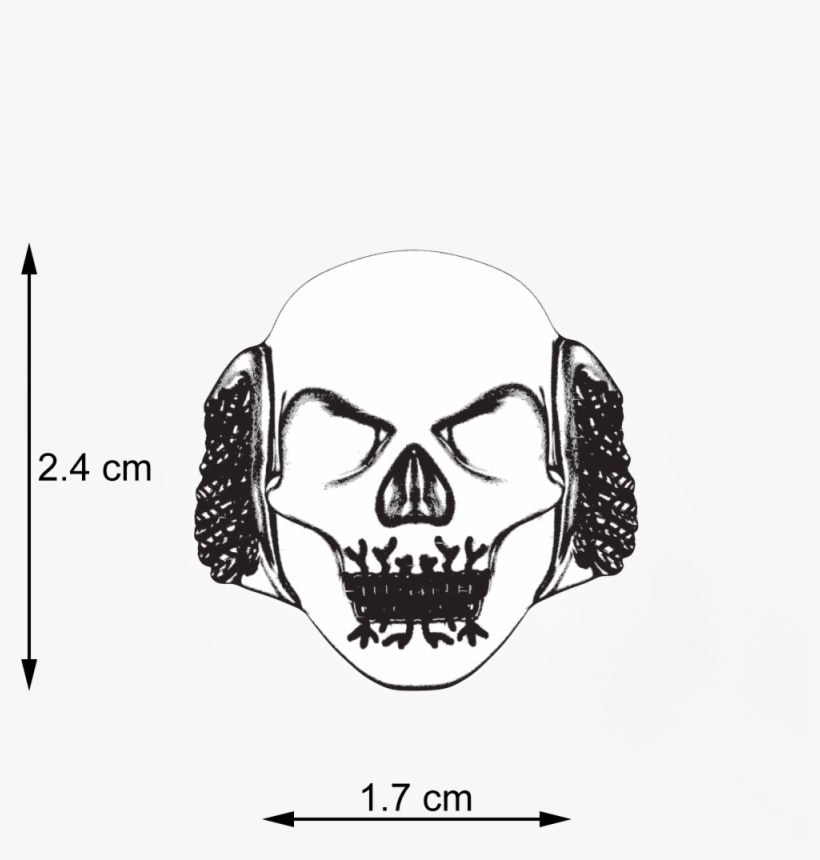 Biker Skull Ring - Skull, transparent png #4141509