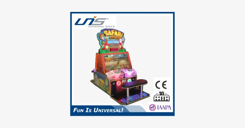 Kids Coin Operated Ticket Redemption Game Machine Indoor - Universal Space, transparent png #4141556