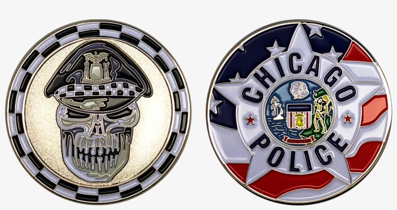 Chicago Police Biker Skull - Chicago, transparent png #4141573