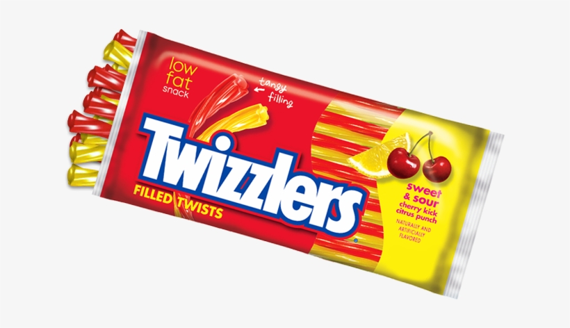 Even The Little Ones In My Ears - Twizzlers Filled Twists, Sweet & Sour - 11 Oz Bag, transparent png #4141799