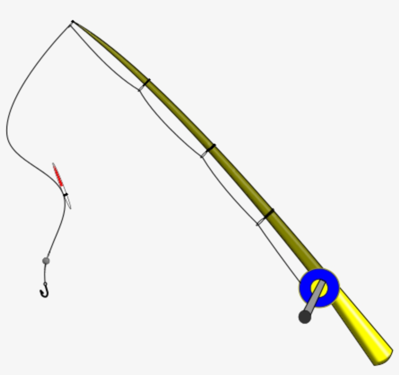 Fishing Pole Clipart Fishing Rod Image 2, transparent png #4141800
