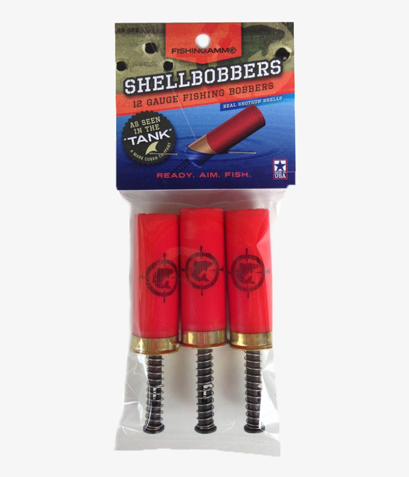 Original 12 Gauge 3-pack - Fishing Ammo Shotgun Shell Fishing Bobber, transparent png #4142482