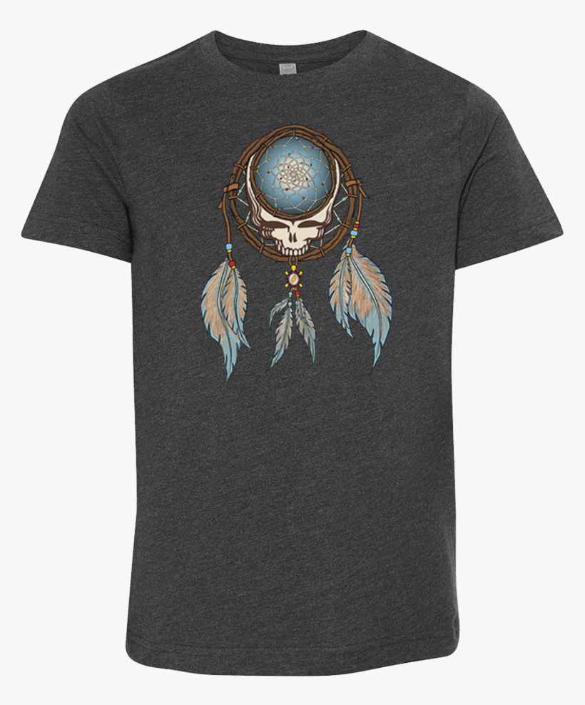 Grateful Dead Steal Your Face Skull In A Dream Catcher - Steal Your Face, transparent png #4142567