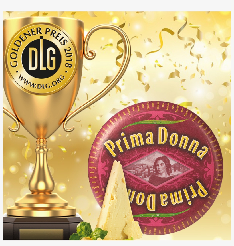 Mais Uma Medalha De Ouro Para O Queijo Prima Donna - Dlg Gold, transparent png #4142607