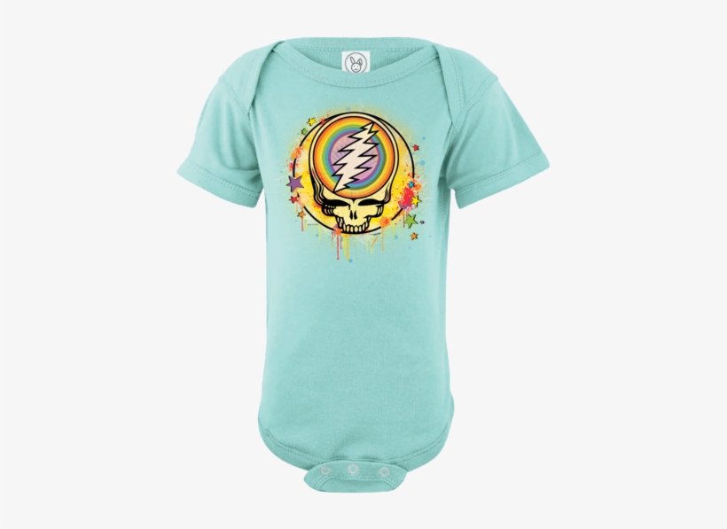 An Ice Blue Infant One Piece With A Grateful Dead Steal - Grateful Dead / So Many Roads (1965-1995), transparent png #4143204