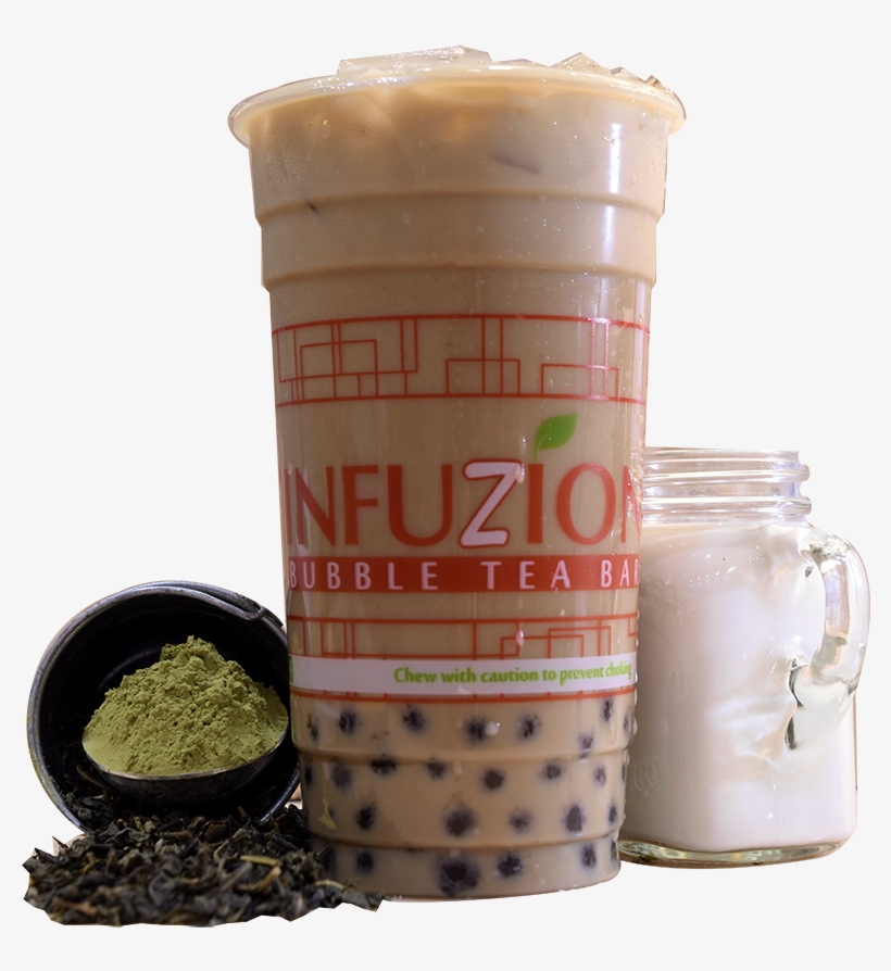 Matcha Milk Tea - Tea, transparent png #4144144
