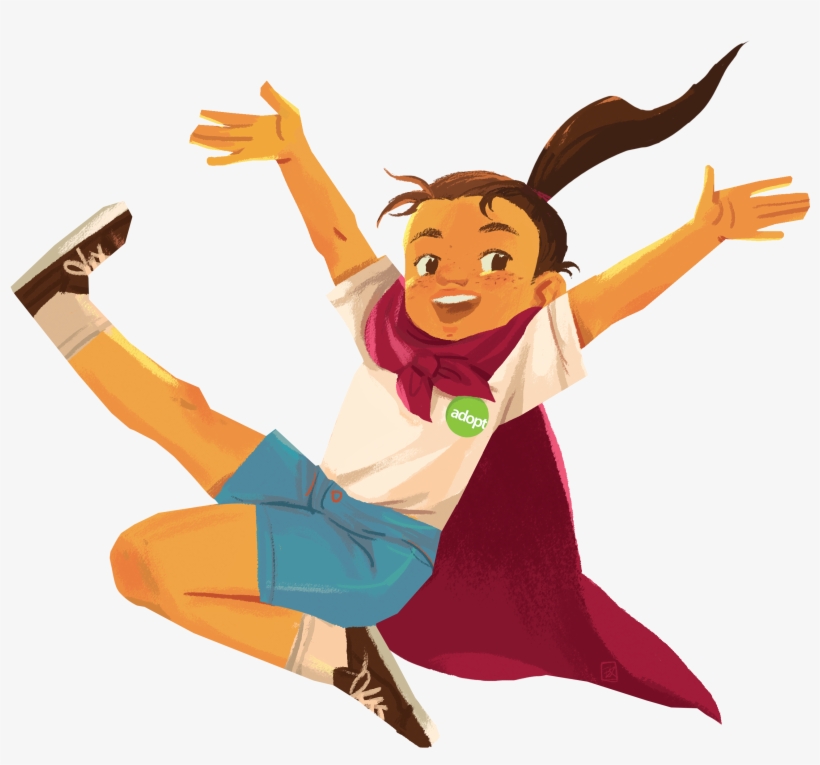 Girl Jumping In Sideways Leg, transparent png #4144263