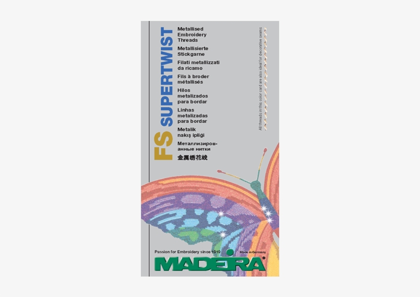 Madeira Polyneon Embroidery Thread - Polyester Sample, transparent png #4144529