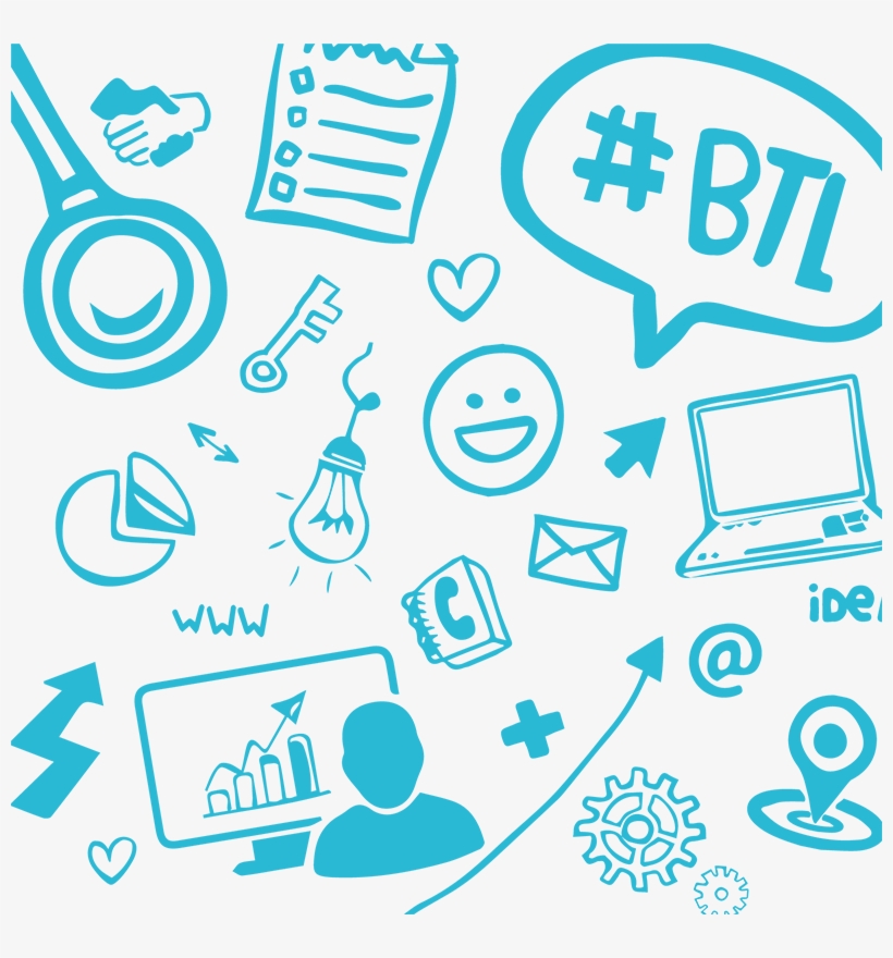 Fondo Azul Claro Link Marketing - Fondo Marketing, transparent png #4144600