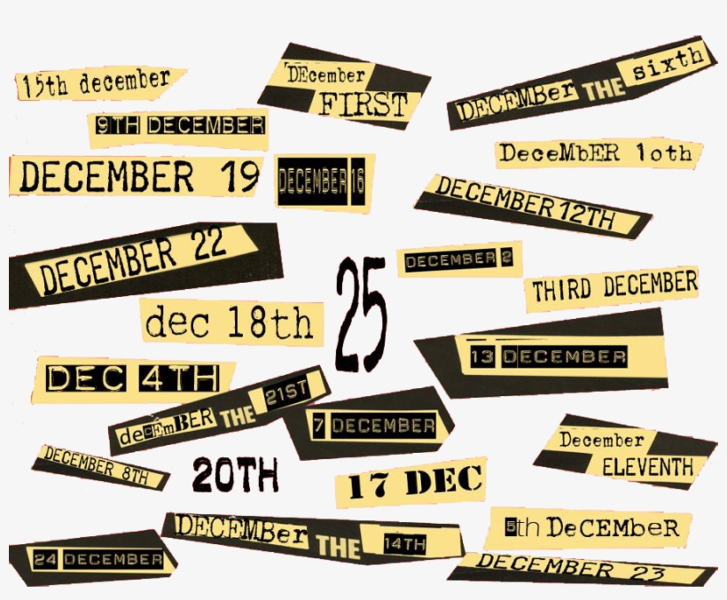 Punk Rock Advent Calendar - Punk Rock Christmas, transparent png #4144822