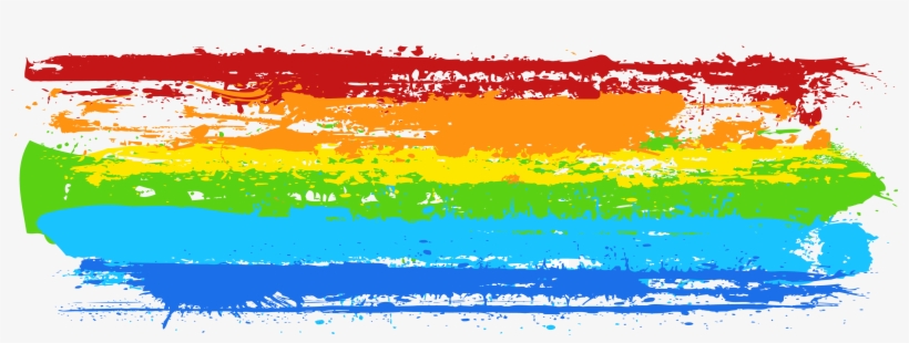Rainbow Grunge Paint Banner 7jfp5z Converted 01 - Illustration, transparent png #4145147