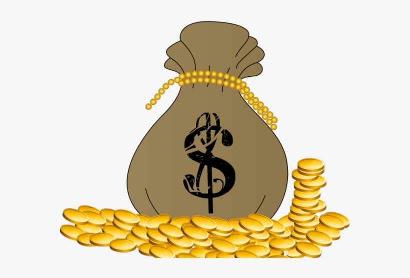 Us Coins Cliparts Free Download Clip Art - Free Clipart Bags Of Money, transparent png #4145545