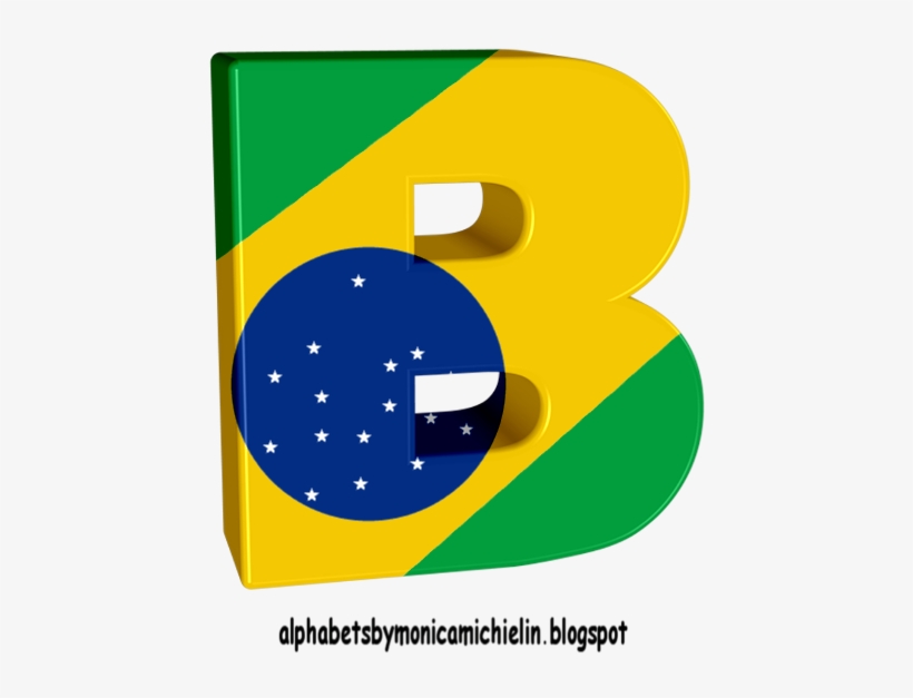 Alfabeto De Brasil Com Formas Geométricas Em Png - Alphabet, transparent png #4145641