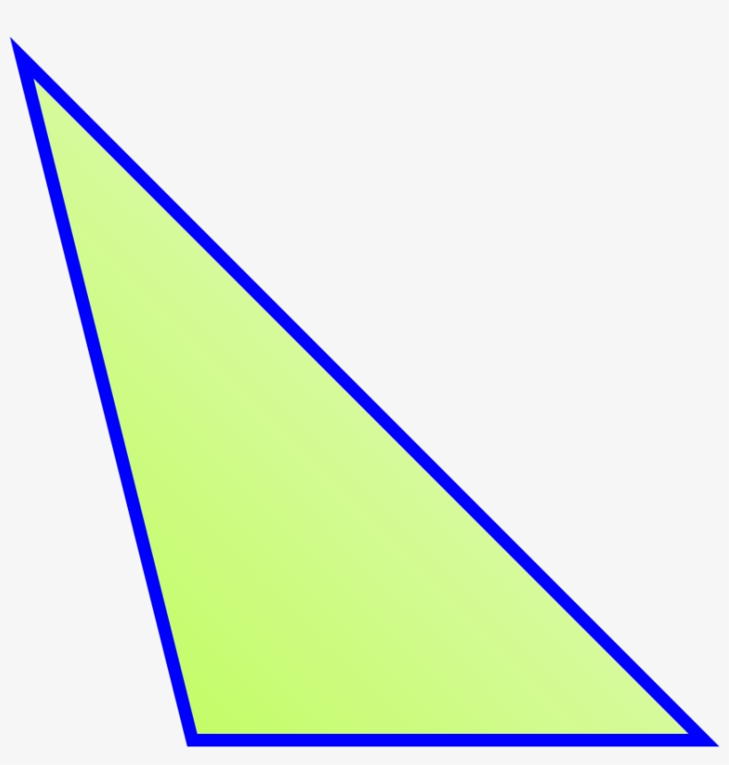 Triángulo Obtusángulo Escaleno - Triangle, transparent png #4146082