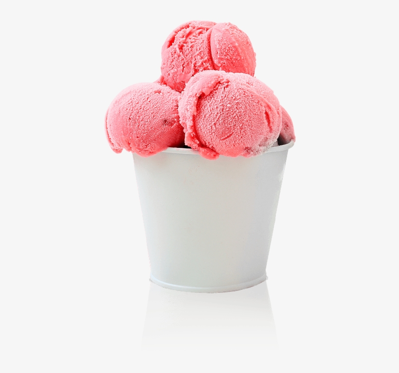 Sorvetes Zero Açúcar E Para Intolerantes A Lactose - Ice Cream Scoop In A Bowl, transparent png #4146245