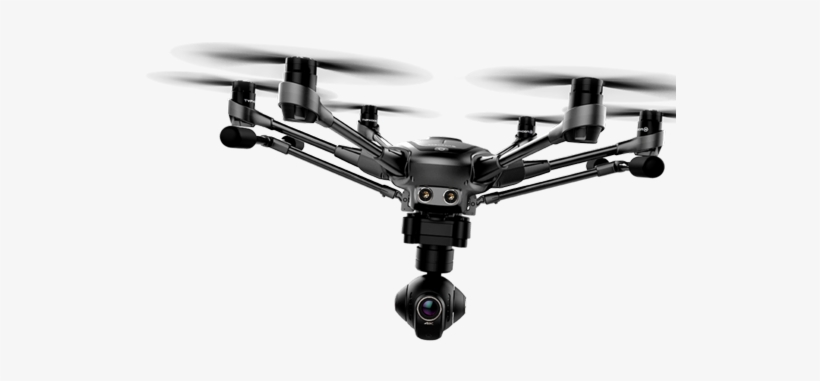 Com/wp Typhoon H Flying - Yuneec Typhoon H Rtf Drone W/ Intel Realsense Tech, transparent png #4146296