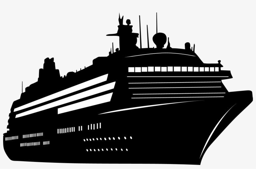 Transparent Cruise Ship Silhouette, transparent png #4146528