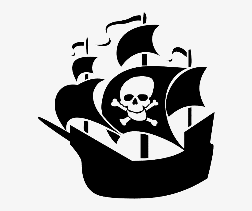 Visit - Free Pirate Ship Silhouette, transparent png #4146604