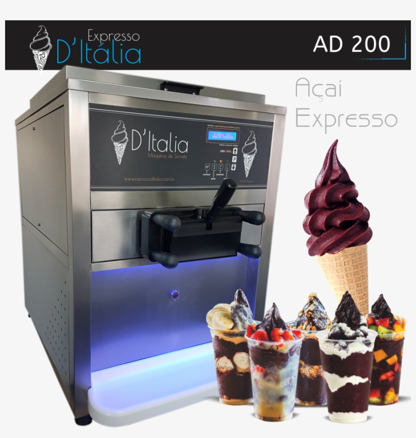 A Expresso D'itália Tem A Qualidade E Tecnologia Certa - Maquina De Açai Expresso, transparent png #4146629