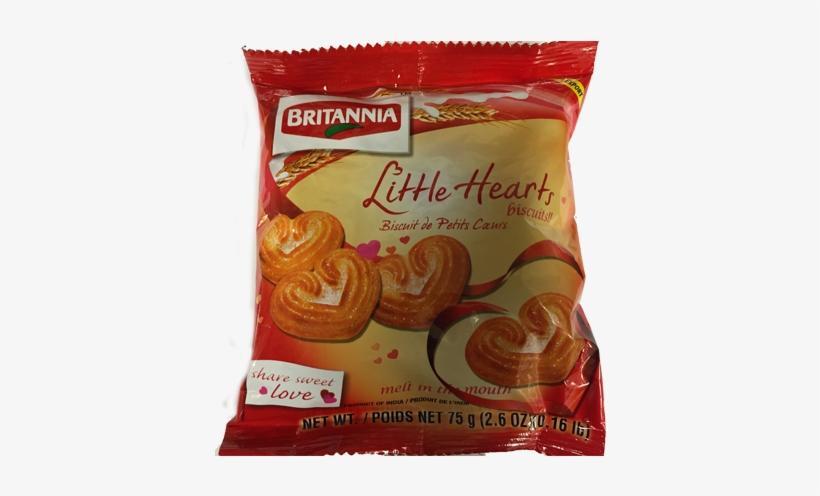 Img - Britannia Little Heart Biscuits, transparent png #4146927